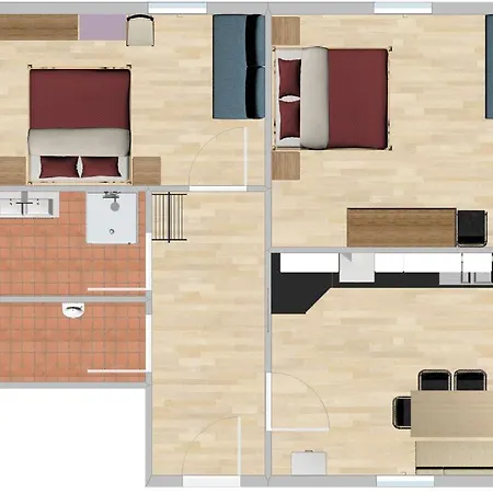 아파트 Haus Kremser 바트키르히하임